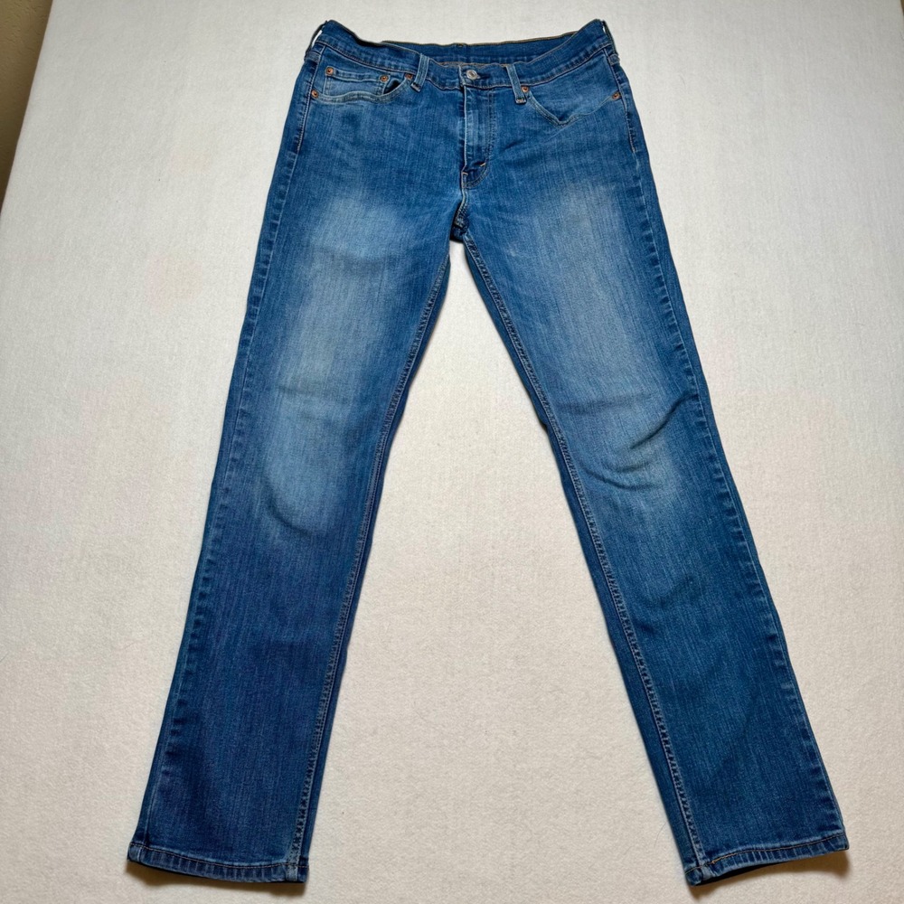 Levis 511 Slim Fit Jeans Mens 33x32 Medium Wash Blue Denim WaterLess 04511-2391